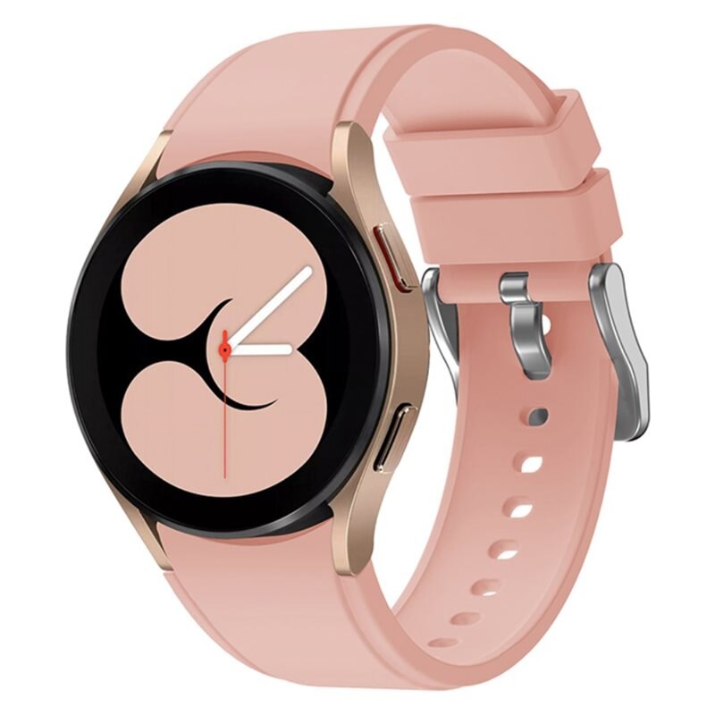 Full Fit Silikonarmband Samsung Galaxy Watch 6 Classic 43mm rosa - Sportigt armband - Perfekt till träning