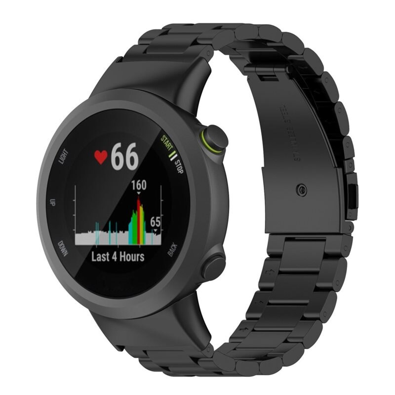 Metallarmband Garmin Forerunner 45 Svart - Armband i lyxig och stilren design