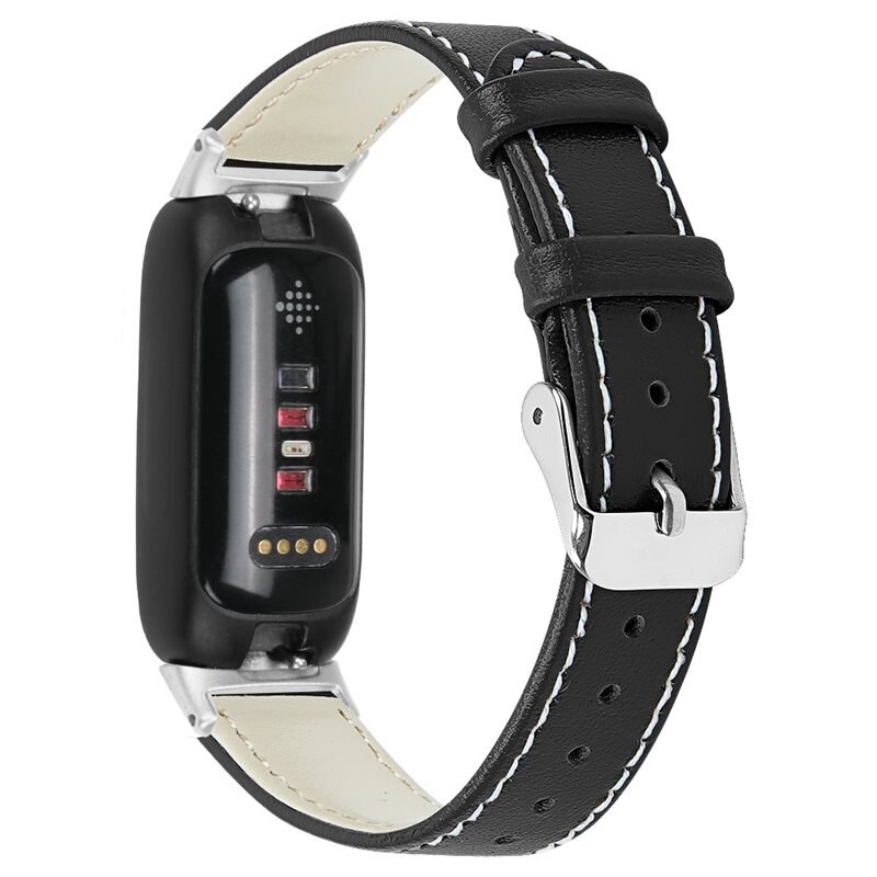 Läderarmband Fitbit Inspire 3 Svart - Snyggt armband i läder