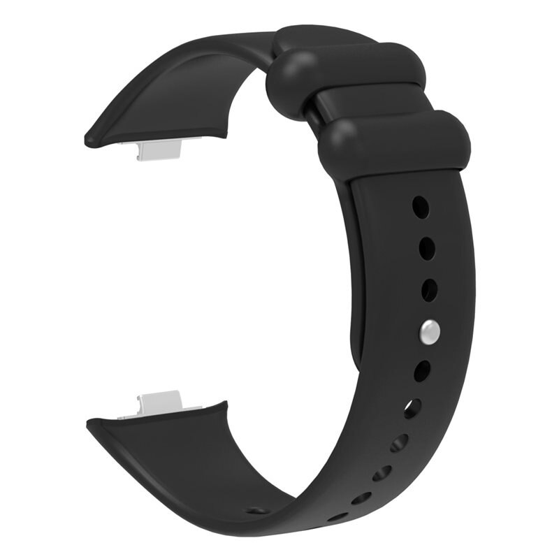 Silikonarmband Xiaomi Smart Band 8 Pro Svart - Sportigt armband perfekt för träningen
