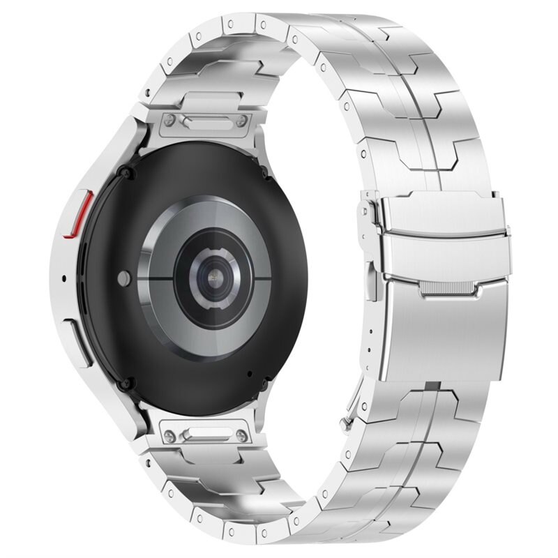 Race Stainless Steel Bracelet Samsung Galaxy Watch 4 40mm silver - Stilrent metallarmband i sportig design