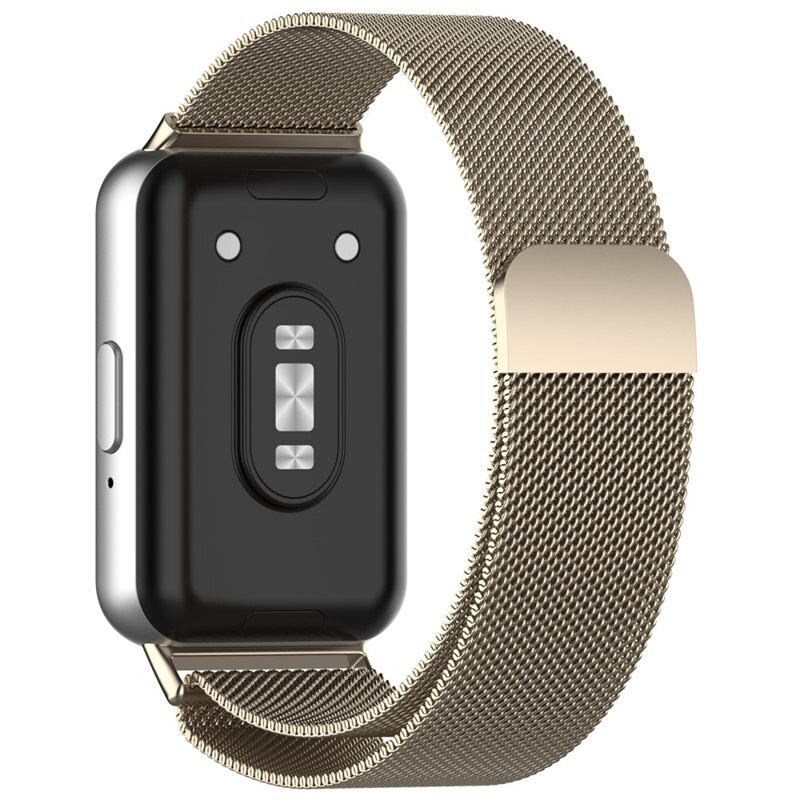 Armband Milanese Samsung Galaxy Fit 3 Champagneguld - Lyxigt armband med magnetisk stängning - Rostfritt stål