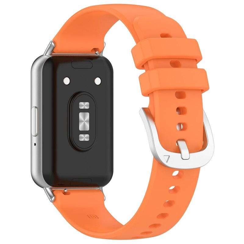 Silikonarmband Samsung Galaxy Fit 3 Orange - Sportigt armband perfekt för träningen