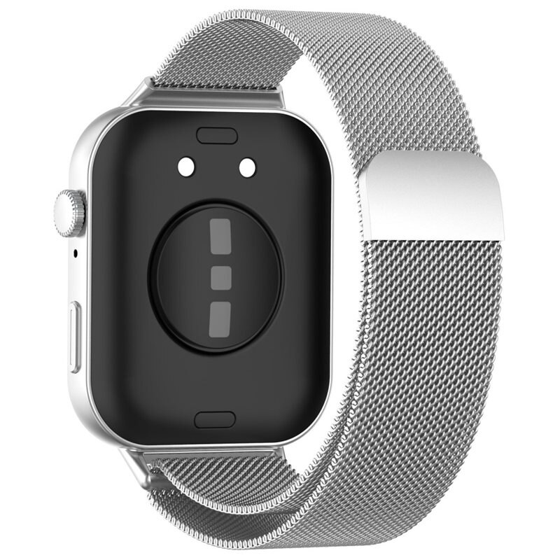 Armband Milanese Huawei Watch Fit 4 Pro Silver - Lyxigt armband med magnetisk stängning - Rostfritt stål