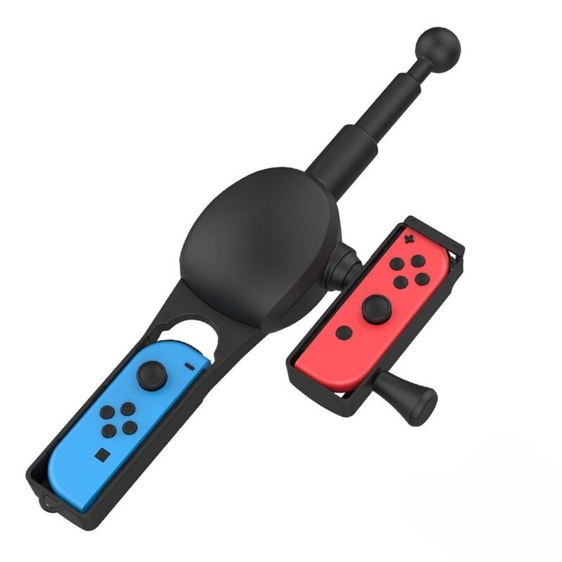 JYS Joy-Con Fiskespö för Nintendo Switch svart