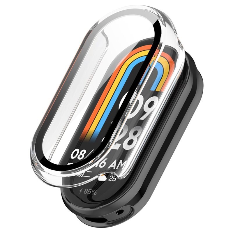 Full Cover Case Xiaomi Mi Band 9 Genomskinlig - Skydda din klocka från slitage och skador