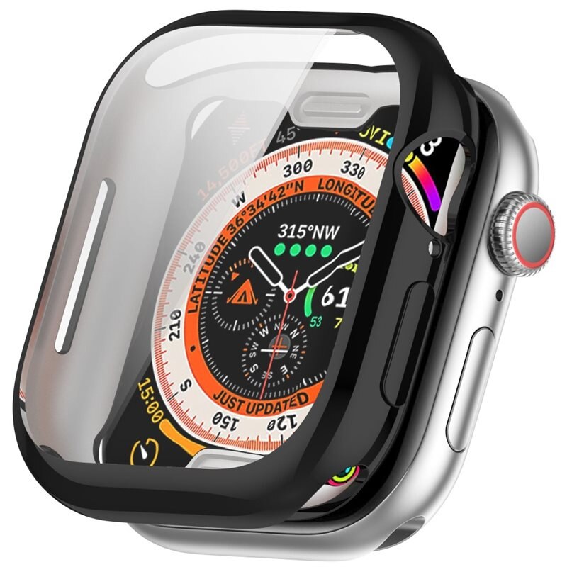 Full Protection Case Apple Watch Series 10 46mm svart - Heltäckande skal till din smarta klocka