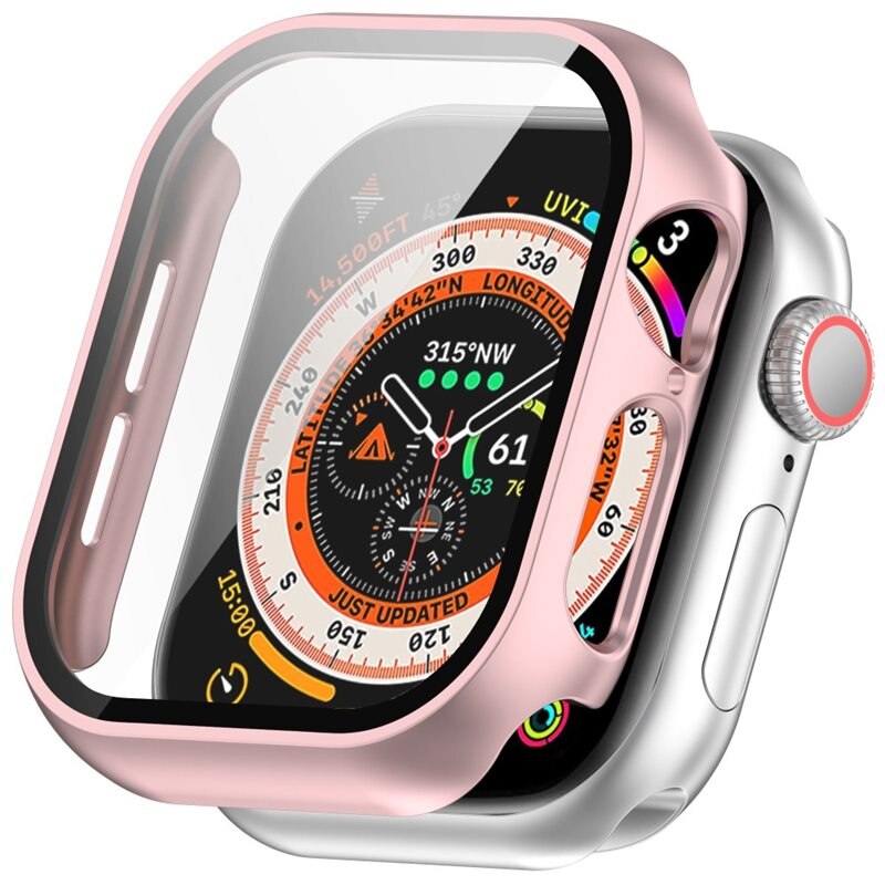 Full Cover Case Apple Watch Series 10 42mm Rosa - Skydda din klocka från slitage och skador