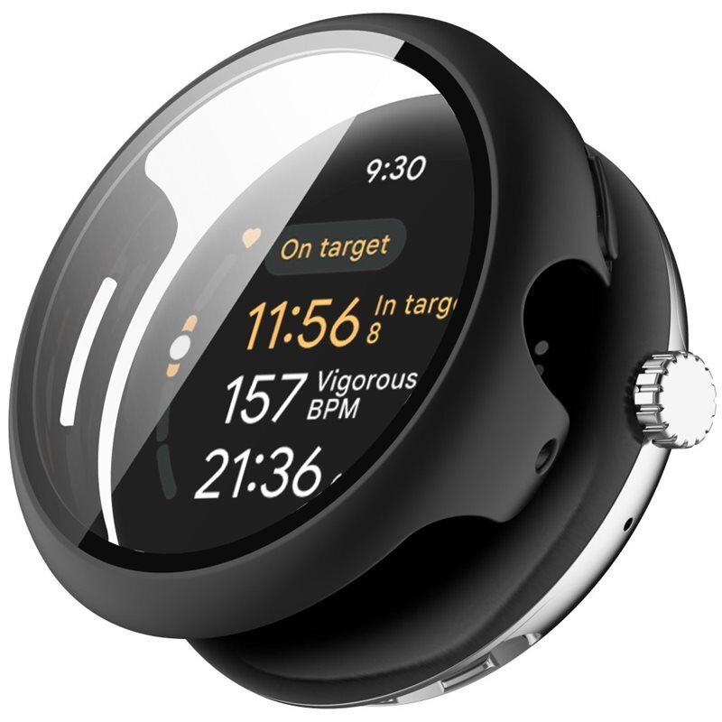 Full Cover Case Google Pixel Watch 3 41mm Svart - Skydda din klocka från slitage och skador