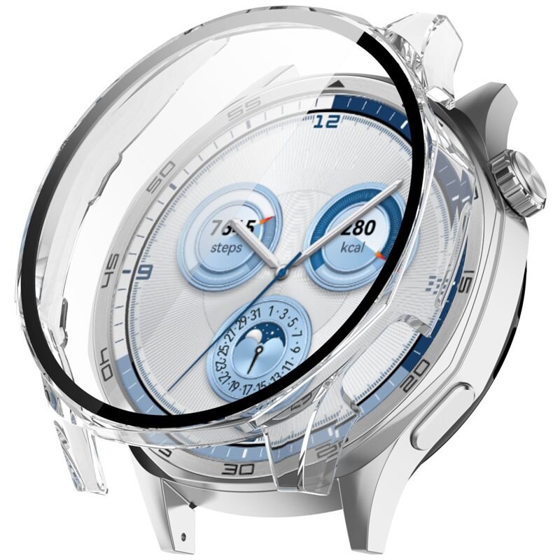 Full Cover Case Huawei Watch GT 5 46mm Genomskinlig - Skydda din klocka från slitage och skador