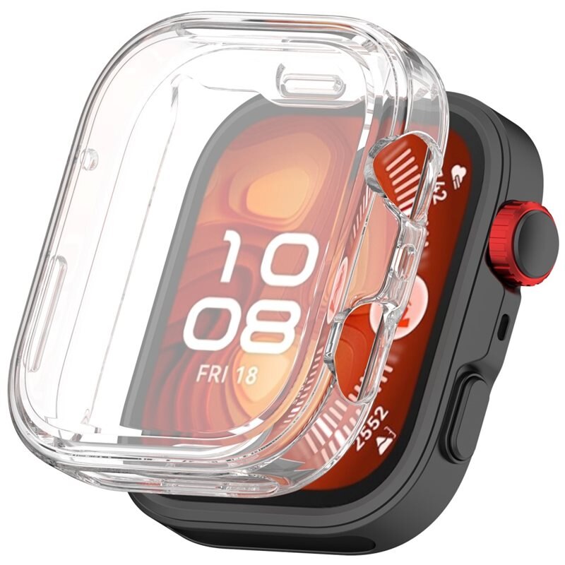 Full Protection Case Huawei Watch Fit 4 Clear - Heltäckande skal till din smarta klocka