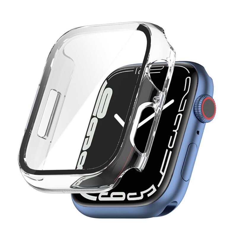 Full Cover Case Apple Watch Series 9 41mm Genomskinlig - Skydda din klocka från slitage och skador