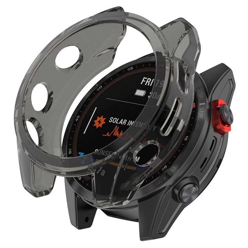 Skal Garmin Fenix 7S Pro svart - Skyddande skal