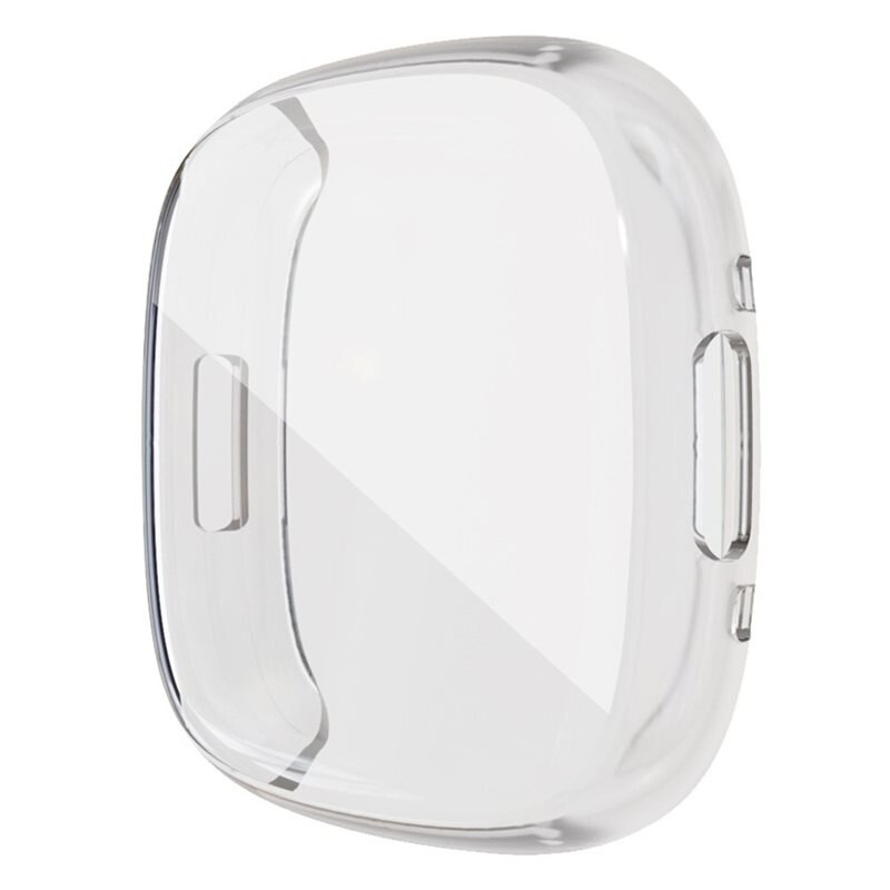 Full Protection Skal Fitbit Sense 2 genomskinlig - Heltäckande skal till din smarta klocka