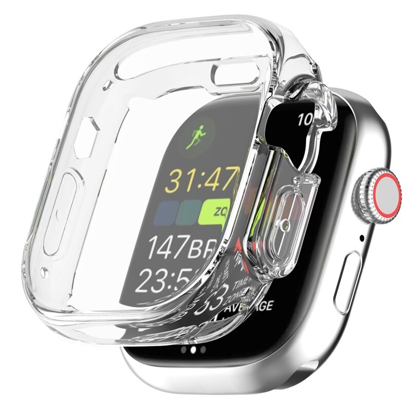 Full Protection Skal Apple Watch Ultra 49mm genomskinlig - Heltäckande skal till din smarta klocka