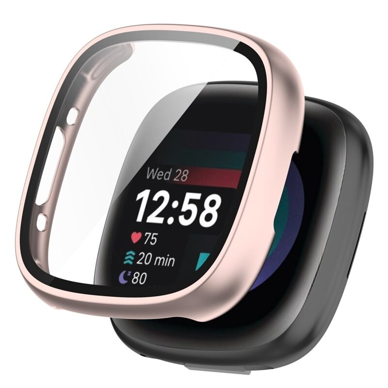 Heltäckande Skal Fitbit Versa 4 Roséguld - Skydda din klocka från slitage och skador