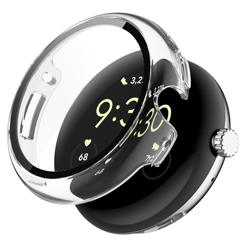 Full Cover Case Google Pixel Watch 2 Genomskinlig - Skydda din klocka från slitage och skador
