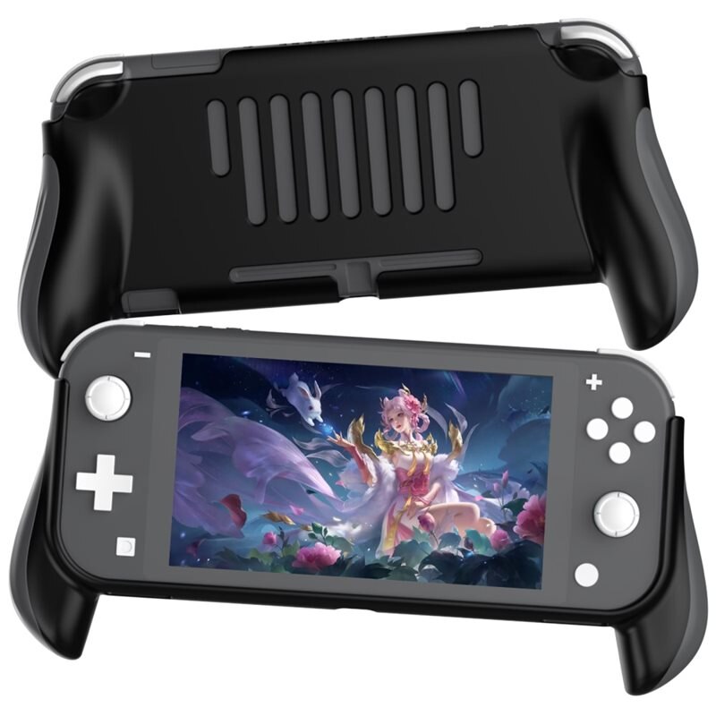 Ergonomic Handle Skal Nintendo Switch Lite grå - Skyddande skal