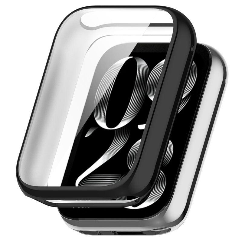 Full Protection Case Xiaomi Smart Band 8 Pro svart - Heltäckande skal till din smarta klocka