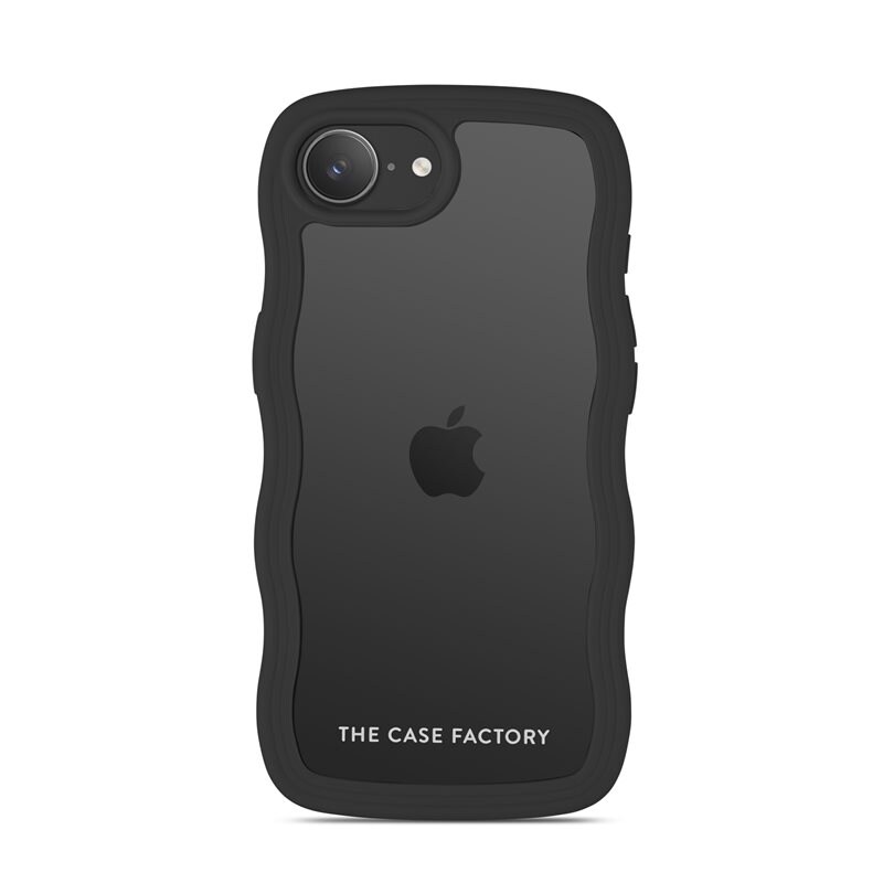 The Case Factory The Wave Case iPhone 16e Svart