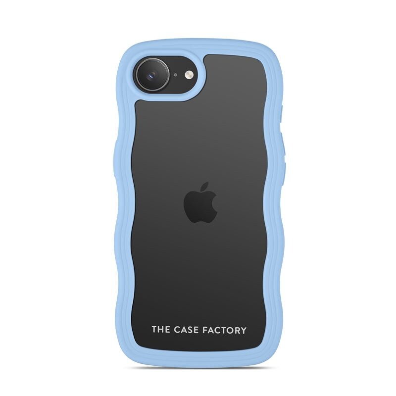 The Case Factory The Wave Case iPhone 16e Blå
