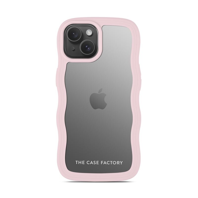 The Case Factory The Wave Case iPhone 14 Rosa