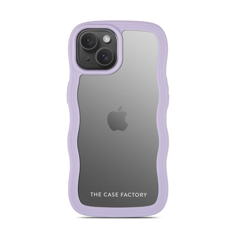 The Case Factory The Wave Case iPhone 14 Lila