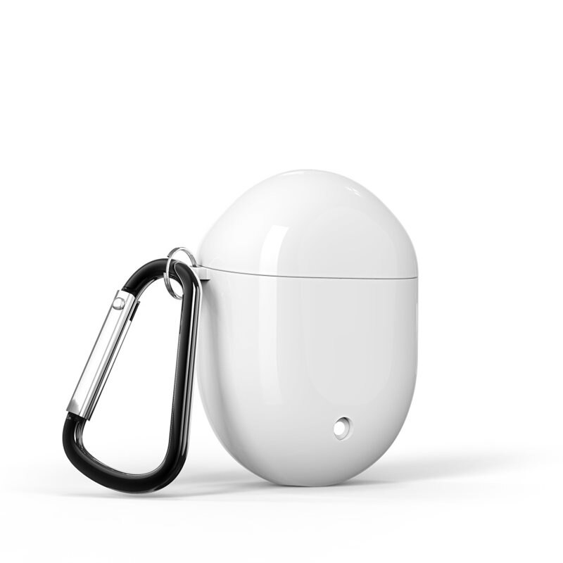 Skal TPU med karbinhake Google Pixel Buds 2 vit - Skyddande skal i snygg design