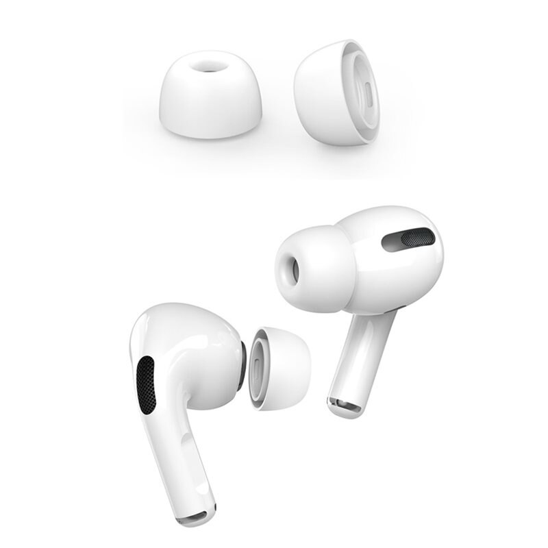 Ahastyle Ear Tips AirPods Pro 2 vit (Small) - Öronkuddar - Öronpluggar - Öronproppar