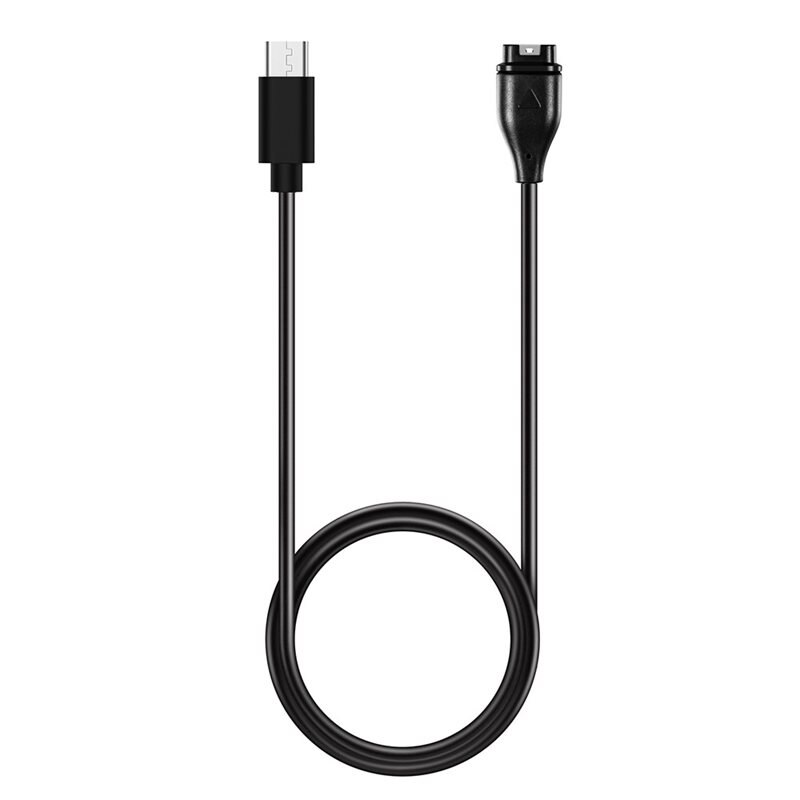 Laddningskabel USB-C 1m Garmin Approach S50 Svart