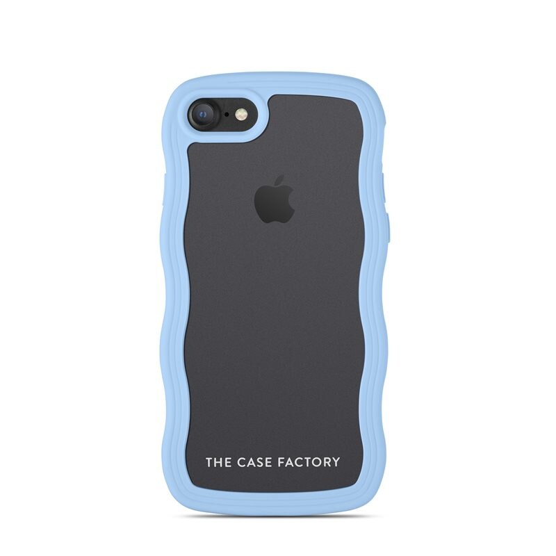 The Case Factory The Wave Case iPhone SE 2022 Blå