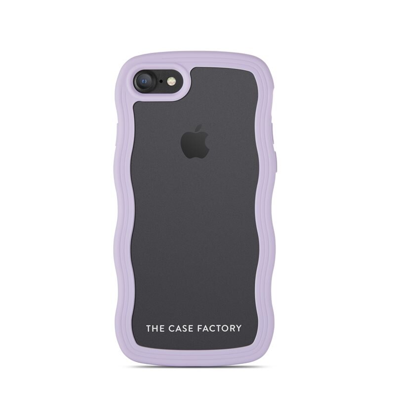 The Case Factory The Wave Case iPhone SE 2020 Lila