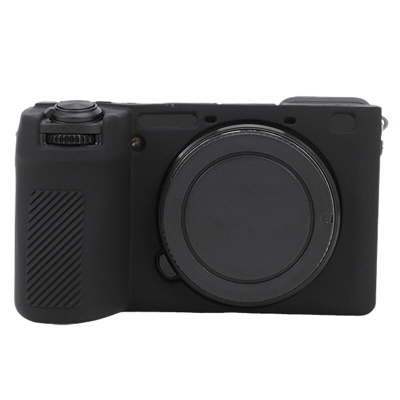 Silikonskal Sony A6700 svart - Skyddande skal