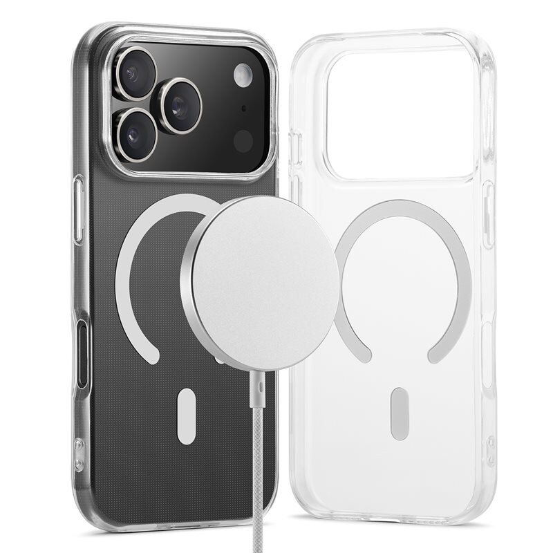 Mobique TPU Skal MagSafe iPhone 17 Pro Genomskinlig