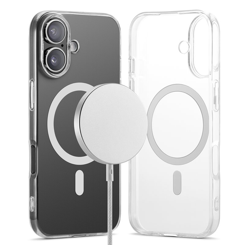 Mobique TPU Skal MagSafe iPhone 17 Genomskinlig