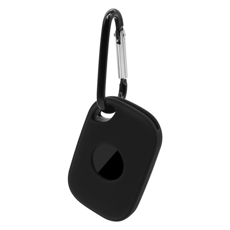 Tile Pro (2024) Silicone Keychain Case svart - Skyddande silikonskal med nyckelring