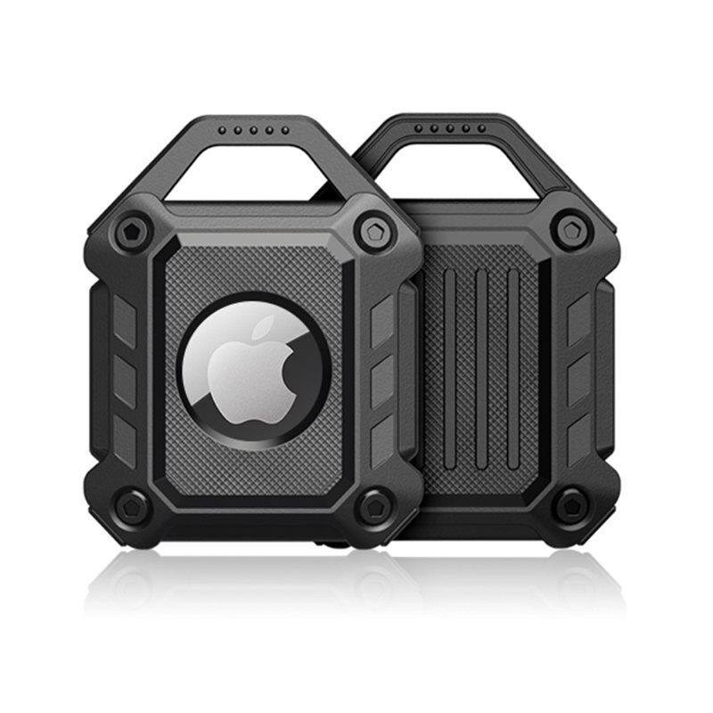 Apple AirTag Skal Tough Armor Svart - Skal som skyddar mot repor och slitage