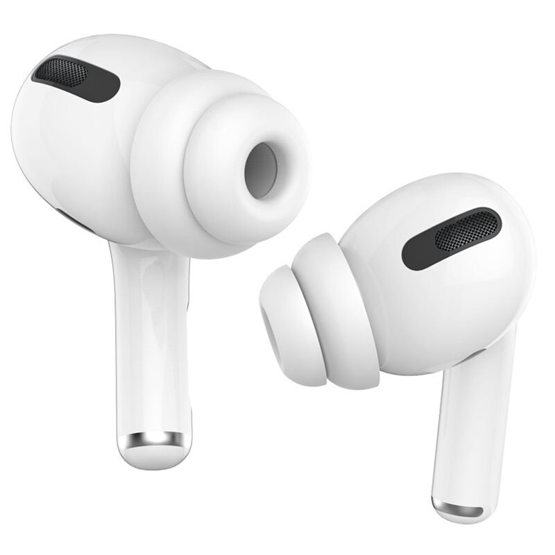 Ahastyle Soft Ear Tips (2-pack) AirPods Pro vit (Medium) - Öronkuddar - Öronpluggar - Öronproppar