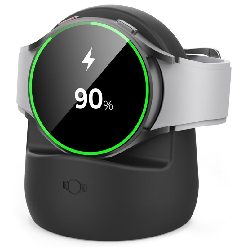 Ahastyle Laddningsställ Samsung Galaxy Watch 3/4 svart - Snyggt ställ till din klocka