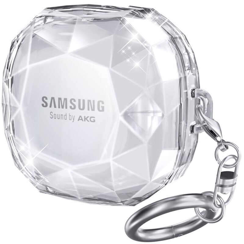 Ahastyle Diamond Skal Samsung Galaxy Buds 2/2 Pro/Live/Pro genomskinlig - Transparent skal