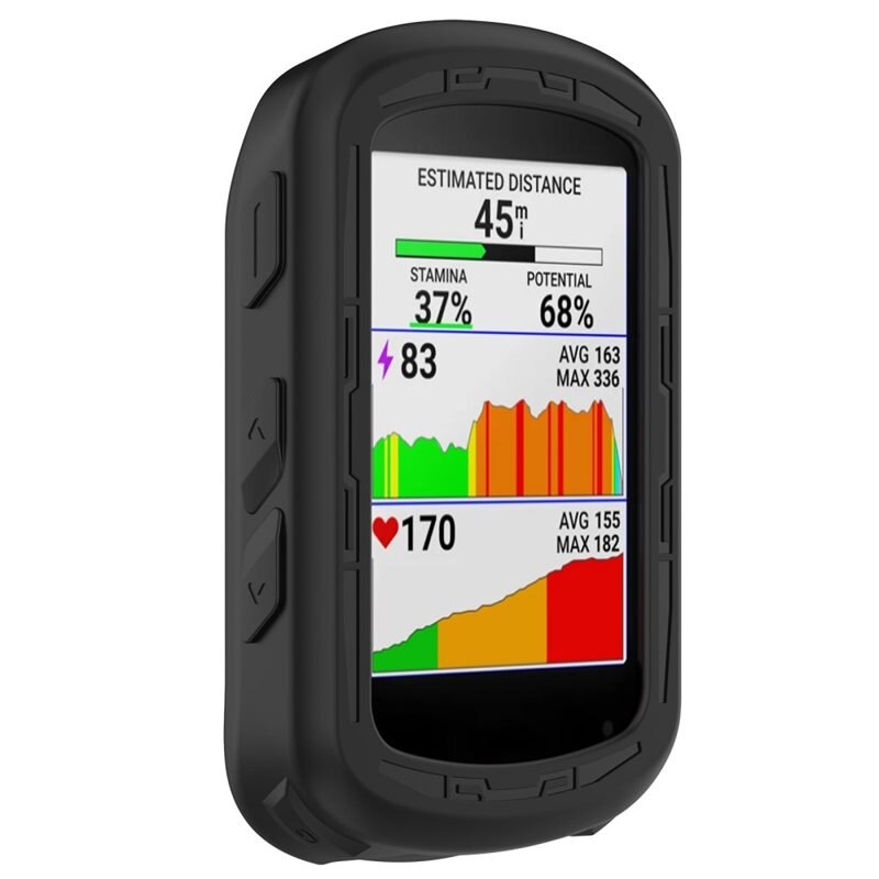 Silikonskal Garmin Edge 840/540 svart - Skyddande skal