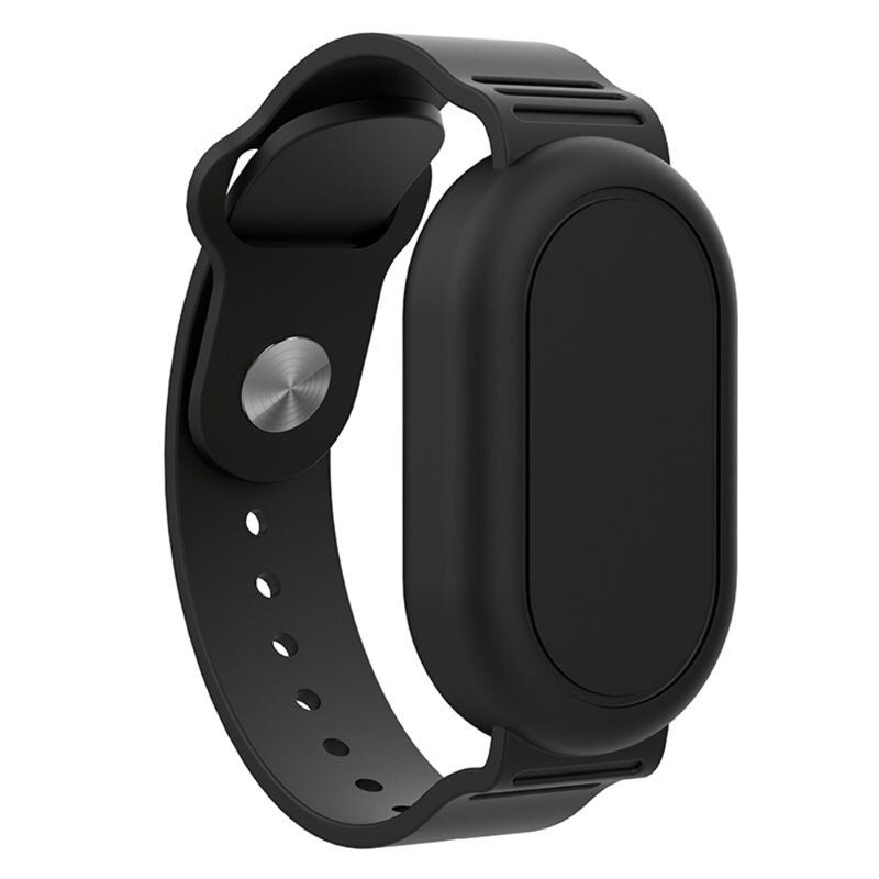 Vattentätt Silikonarmband Samsung Galaxy SmartTag 2 svart - Armband i silikon