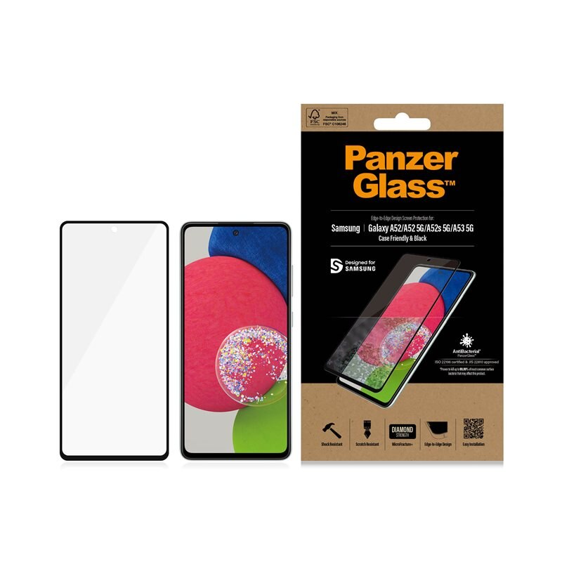PanzerGlass Samsung Galaxy A52/A52s Screen Protector Edge-to-Edge