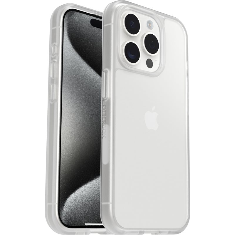 Otterbox React Skal iPhone 15 Pro Genomskinlig - Mobilskal