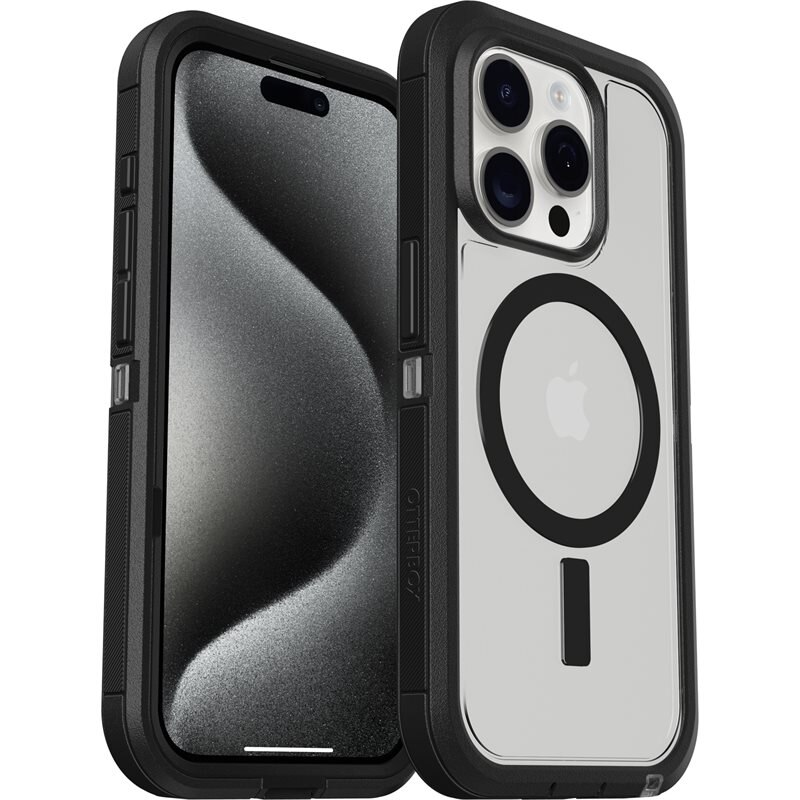 Otterbox Defender XT Skal iPhone 15 Pro Svart/transparent