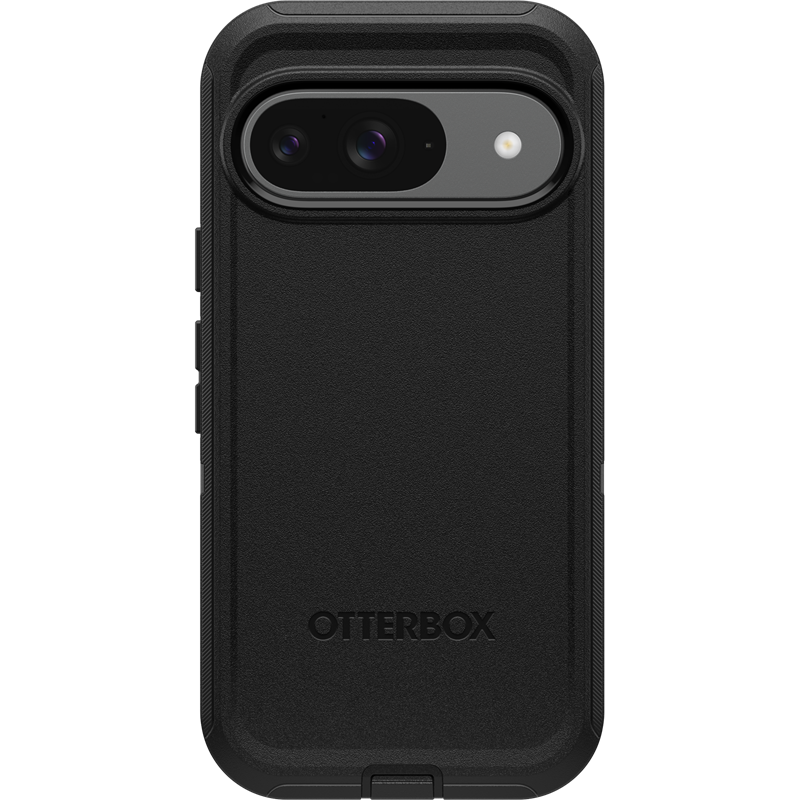 Otterbox Defender Skal Google Pixel 9 Pro Svart - Skal med extremt stötskydd. Hölster med bältesklämma ingår