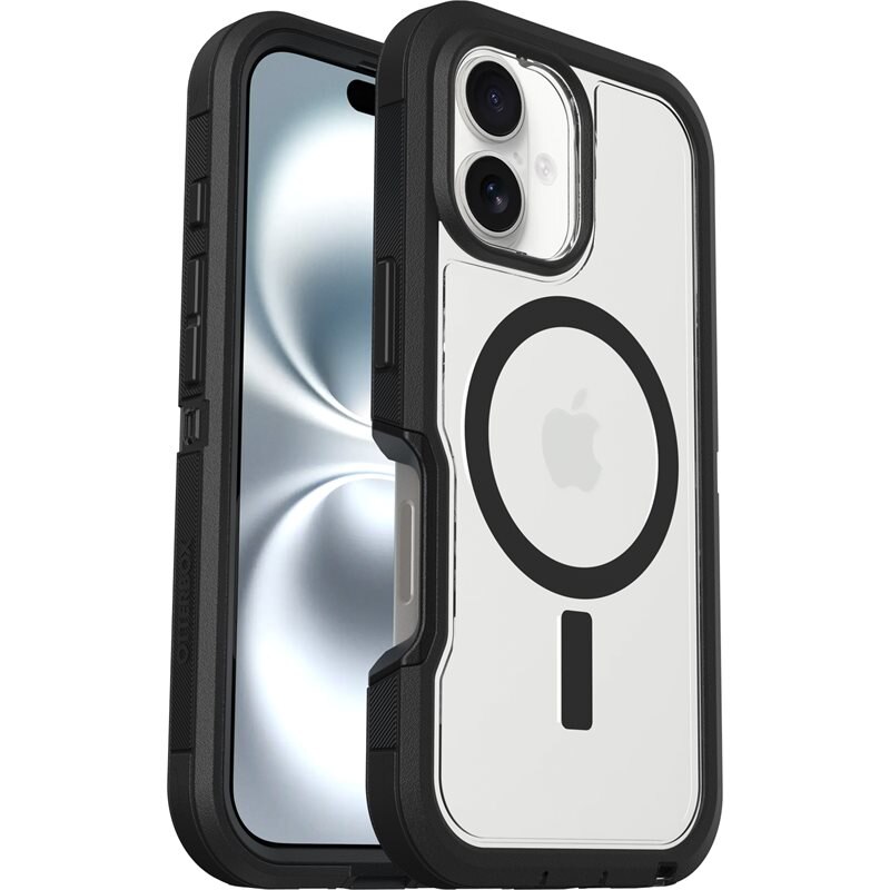Otterbox Defender XT Skal iPhone 16 Svart/transparent