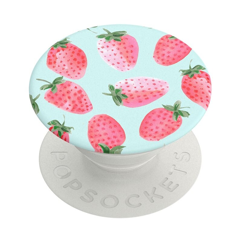 PopSockets PopGrip Hållare/ställ Avtagbar Top - Strawberry Rain - Mobilhållare