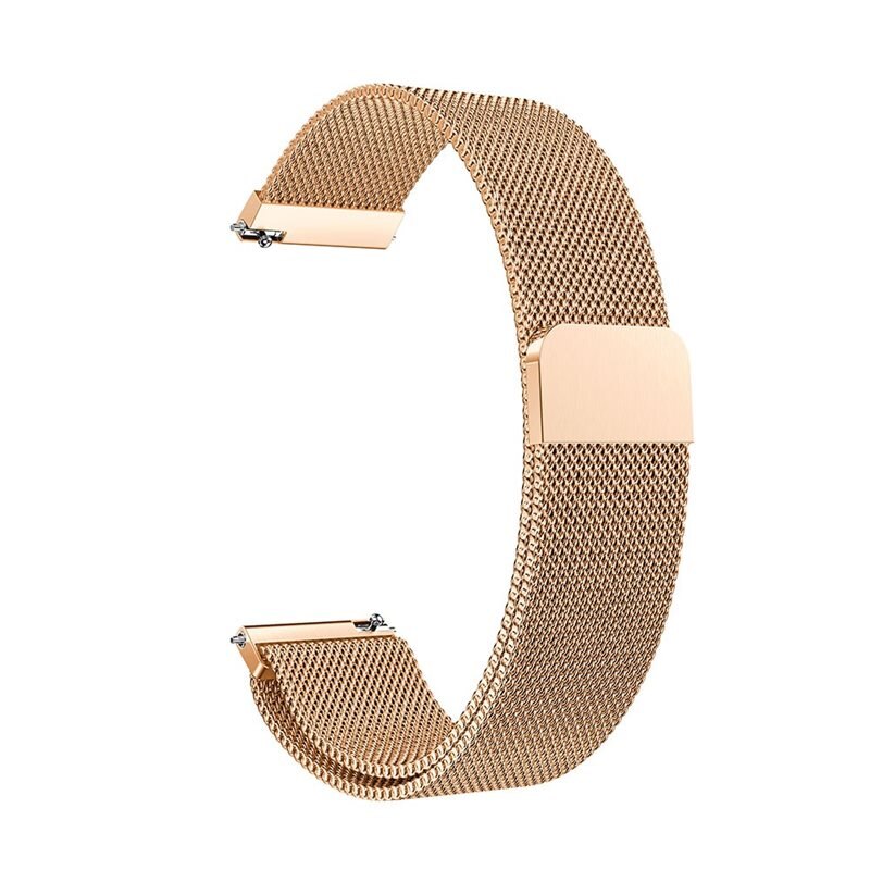 Armband Milanese Garmin Forerunner 645 Roséguld - Lyxigt armband med magnetisk stängning - Rostfritt stål