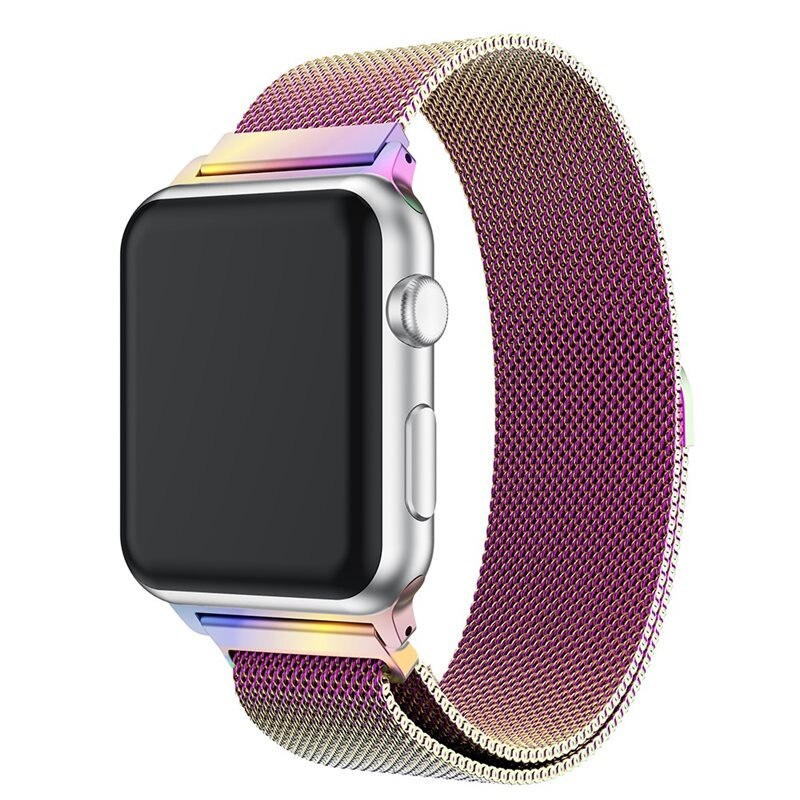 Armband Milanese Apple Watch SE 40mm Ombre - Lyxigt armband med magnetisk stängning - Rostfritt stål